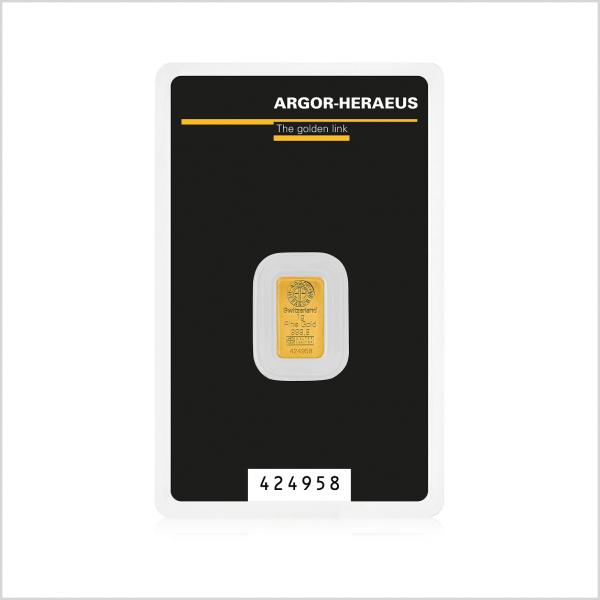 Lingotto Oro 999,9/000 da 1 gr